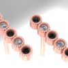 DIAMOND EARRINGS FDER119 - Image 2