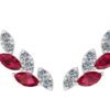 DIAMOND EARRINGS FDER122 - Image 2